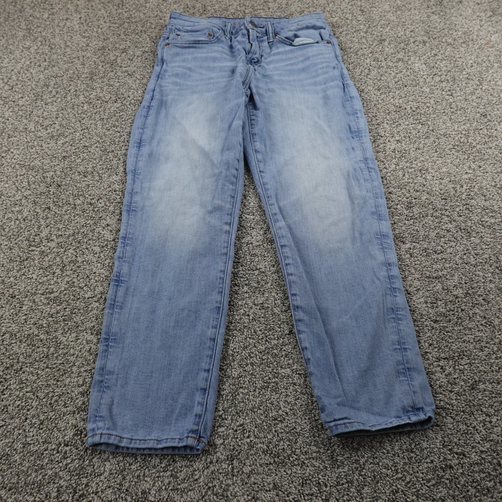American Eagle Jeans Mens 28X28 Dark Blue Denim Pants Athletic Fade Stretch Flex